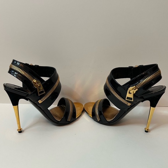 TOM FORD black and gold heels size 36 1/2 - Picture 5 of 7